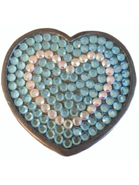 💙💎 Bling, Bling, Cupid's Fling! Heart shaped rhinestone belt buckle! 💎💙